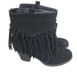 Sbicca Vintage Collection Womens 8.5 Black Suede L